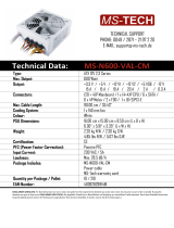 MS-Tech MS-N600-VAL-CM Datenblatt