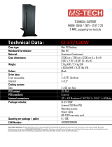 MS-Tech CI-57/120W Datenblatt