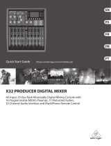 Behringer X32 PRODUCER-TP Benutzerhandbuch