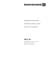 Beyerdynamic MCS 20 Benutzerhandbuch