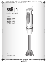 Braun MR 500 Benutzerhandbuch