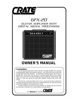 Crate Amplifiers GFX-20 Benutzerhandbuch