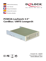 DeLOCK Computer Drive Delock PCMCIA Laufwerk 3.5" CardBus / umts Lesegerat Benutzerhandbuch