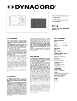 DYNACORD M 12 Benutzerhandbuch