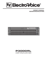 Electro-Voice P3000RL Benutzerhandbuch