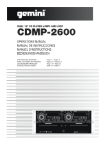 Gemini Industries CDMP-2600 Benutzerhandbuch