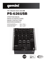 Gemini PS-626 USB Benutzerhandbuch