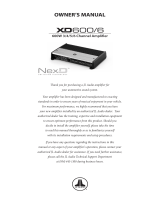 JL Audio XD600/6 Benutzerhandbuch