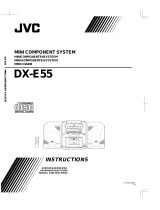 JVC DX-E55 Benutzerhandbuch