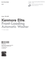 Kenmore Elite 4.5 cu. ft. Front-Load Washer w/Steam & Accela-Wash ENERGY STAR Bedienungsanleitung