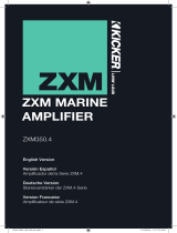 Kicker 2010 ZXM 350.4 Marine Amplifier Benutzerhandbuch