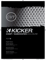 Kicker 2009 CompVT Truck Sub Box Bedienungsanleitung