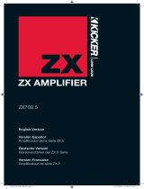 Kicker 2010 ZX 700.5 Bedienungsanleitung