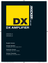 Kicker 2011 DX 4-Channel Bedienungsanleitung