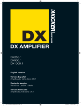 Kicker DX.1 Serie Bedienungsanleitung