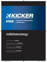 Kicker 2011 Hideaway Powered Subwoofer Enclosure Bedienungsanleitung