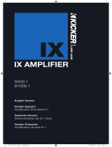 Kicker IX1000.1 Bedienungsanleitung