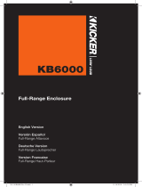 Kicker 2011 KB6000 Bedienungsanleitung