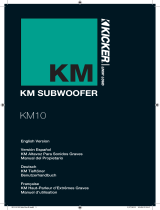 Kicker 2011 KM10 Subwoofer Bedienungsanleitung