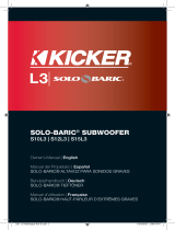 Kicker SOLO-BARIC S15L3 Benutzerhandbuch