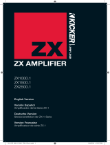 Kicker ZX2500.1 Bedienungsanleitung