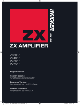 Kicker 2011 ZX 400.1 Bedienungsanleitung