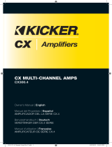 Kicker 2012 CX 4-Channel Amplifier Benutzerhandbuch