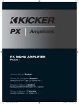 Kicker 2012 PX 200/1 Mono Amplifier Bedienungsanleitung