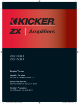 Kicker 2012 ZXS Mono Amplifiers Bedienungsanleitung