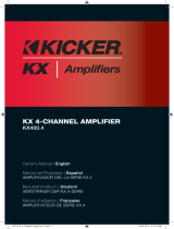 Kicker 2013 KX 4-Channel Amplifier Benutzerhandbuch