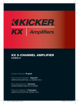 Kicker 2013 KX 5-Channel Amplifier Bedienungsanleitung