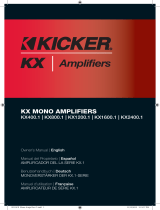 Kicker 2013 KX Mono Amplifiers Benutzerhandbuch