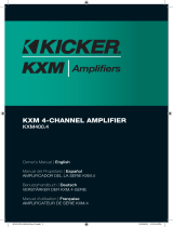 Kicker 2013 KXM 4-Channel Amplifier Bedienungsanleitung