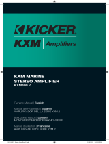 Kicker 2013 KXM Stereo Amplifier Bedienungsanleitung