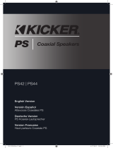 Kicker 2013 PS4 Coaxial Speakers Bedienungsanleitung