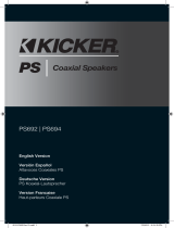 Kicker 2013 PS69 Coaxial Speakers Bedienungsanleitung