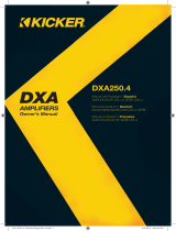 Kicker 2014 DXA 4-Channel Amplifier Benutzerhandbuch
