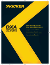 Kicker 2014 DXA Mono Amplifier Benutzerhandbuch