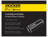Kicker 2015 KICKER kPW Portable Wireless Speaker Bedienungsanleitung