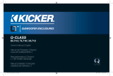 Kicker 2015 L7 Loaded Enclosures Bedienungsanleitung