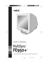 NEC MultiSync FE950+ Benutzerhandbuch