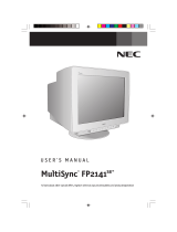 NEC MultiSync FE700+ Benutzerhandbuch