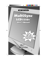 NEC MultiSync LCD15T Benutzerhandbuch