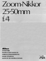 Nikon Zoom-Nikkor 25-50mm f/4 Benutzerhandbuch