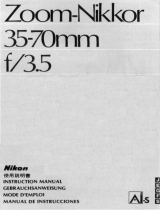 Nikon AI-S -NIKKOR 35-70MM F/3.5 Benutzerhandbuch
