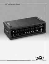 Peavey Max 700 Bass Amplifier Head Max 700 Benutzerhandbuch