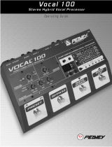 Peavey Vocal 100 Stereo Hybrid Vocal Processor Benutzerhandbuch