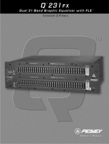 Peavey Q 231FX Dual 31-Band Graphic Equalizer Benutzerhandbuch