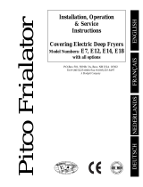Pitco Frialator E14 Benutzerhandbuch