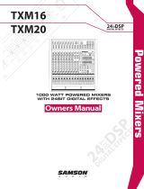 Samson TXM20 Benutzerhandbuch